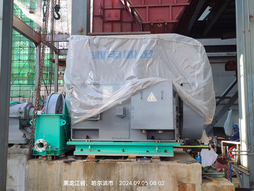 熱烈祝賀我司11臺大功率磁輪調速器在哈爾濱某集團新建3×168T/h供熱鍋爐中成功投運8臺